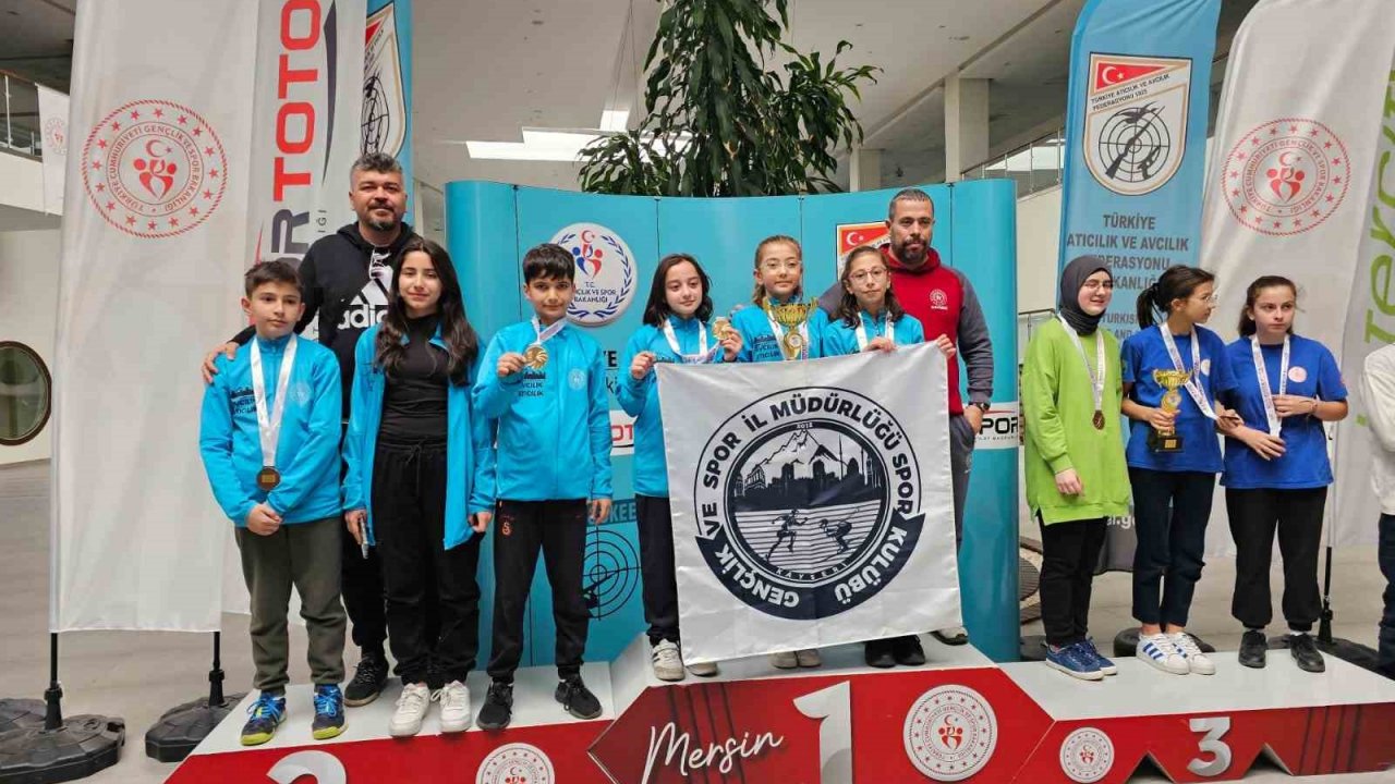 Kayseri bölgesi Havalı Silahlar Türkiye Şampiyonu oldu
