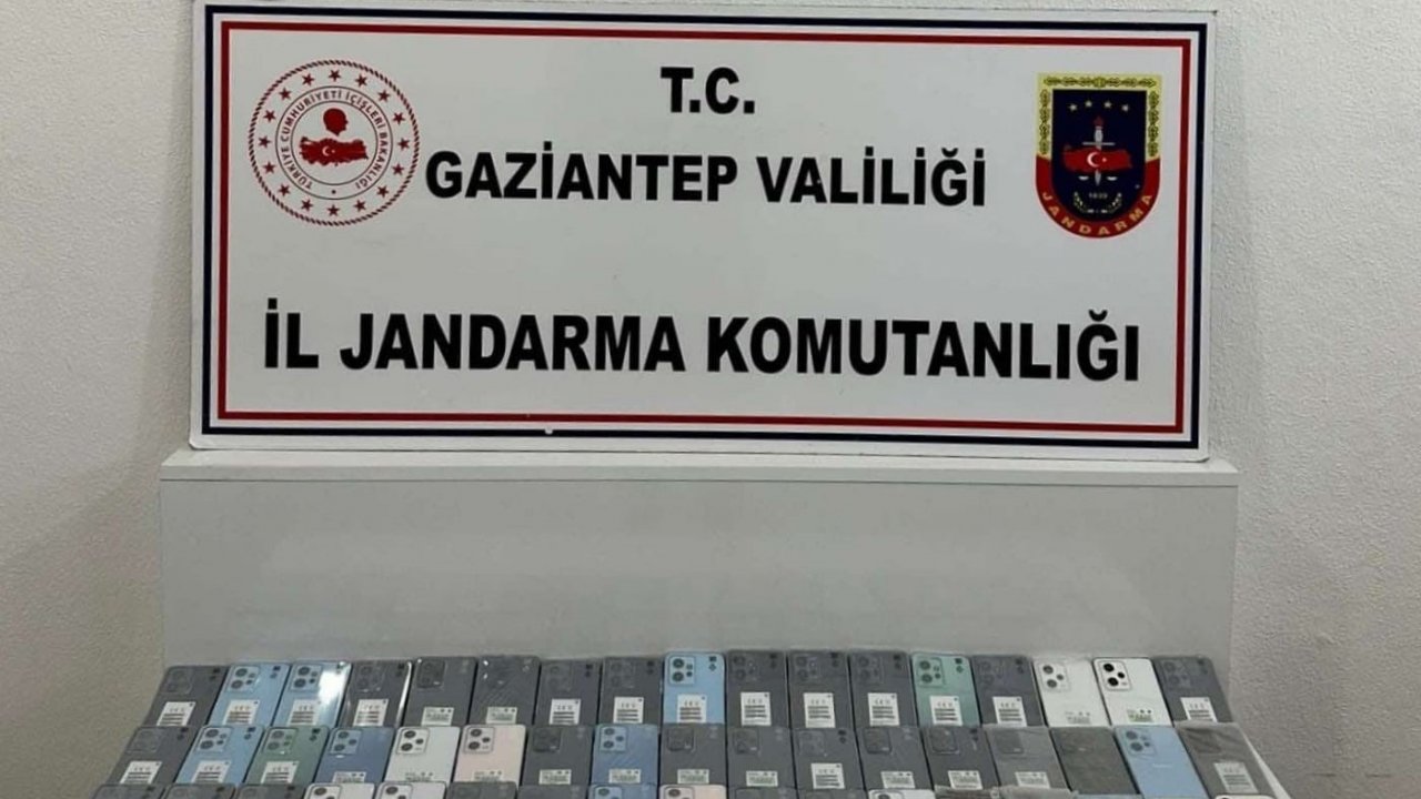 Gaziantep’te 1 milyon lira değerinde kaçak telefon ele geçirildi