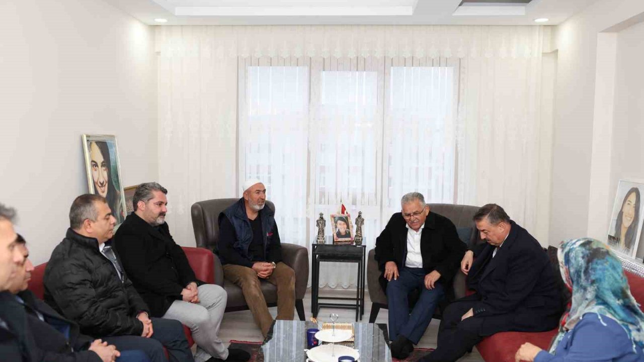 Başkan Büyükkılıç, Şehit Kübra Doğanay’ın ailesini ziyaret etti