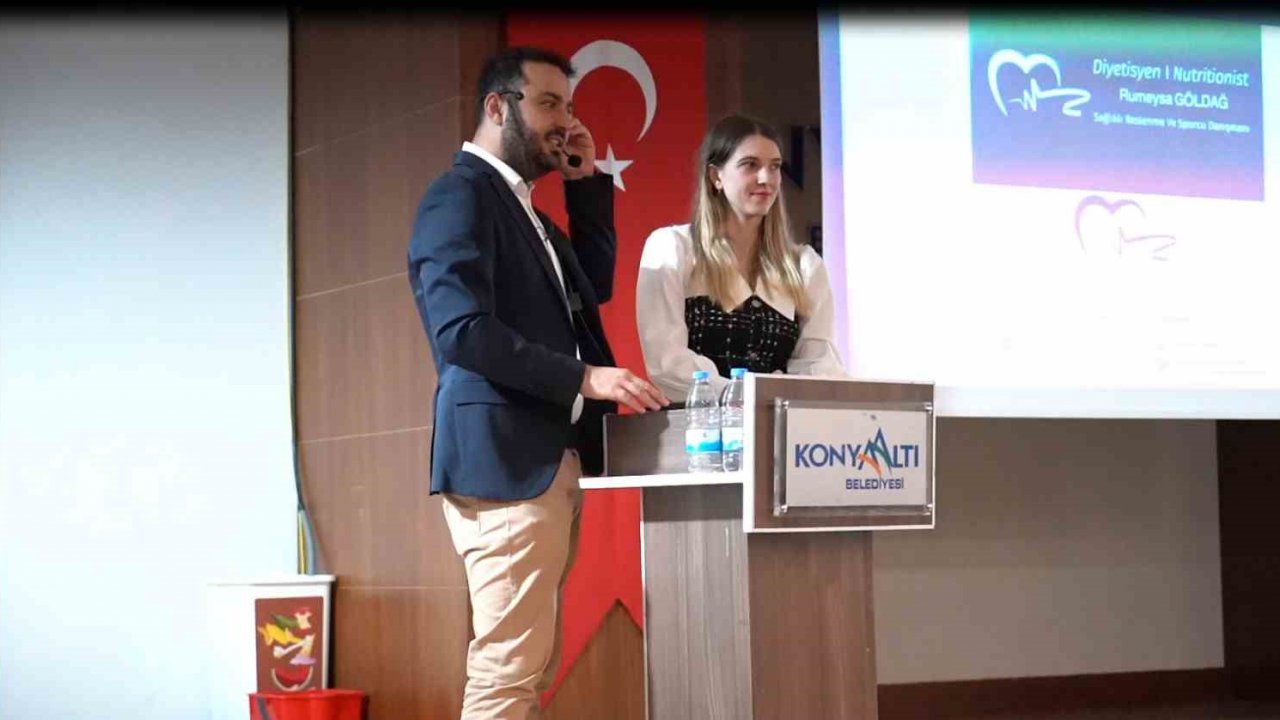 Konyaaltı’nda kalp sağlığı ve sağlıklı beslenme anlatıldı