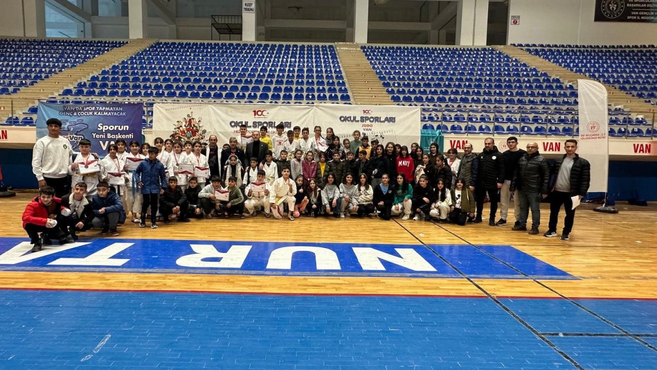 Van’da judo grup müsabakaları sona erdi