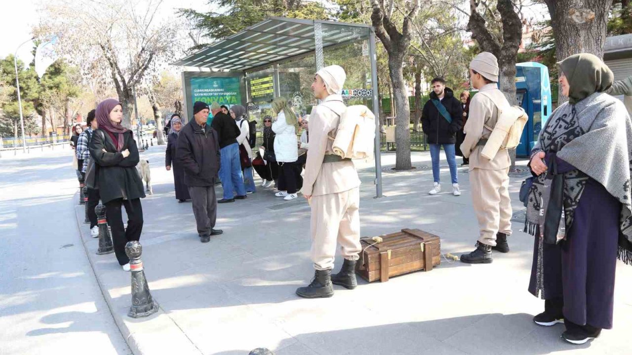 Çat Kapı Tiyatro Oyunu ile Çanakkale ruhu Meram’da can buldu