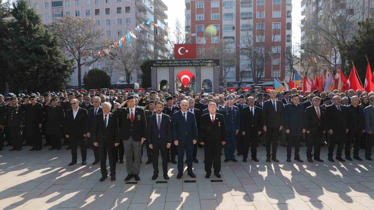 Konya’da Çanakkale Zaferi’nin 109. yıl dönümünde şehitler anıldı