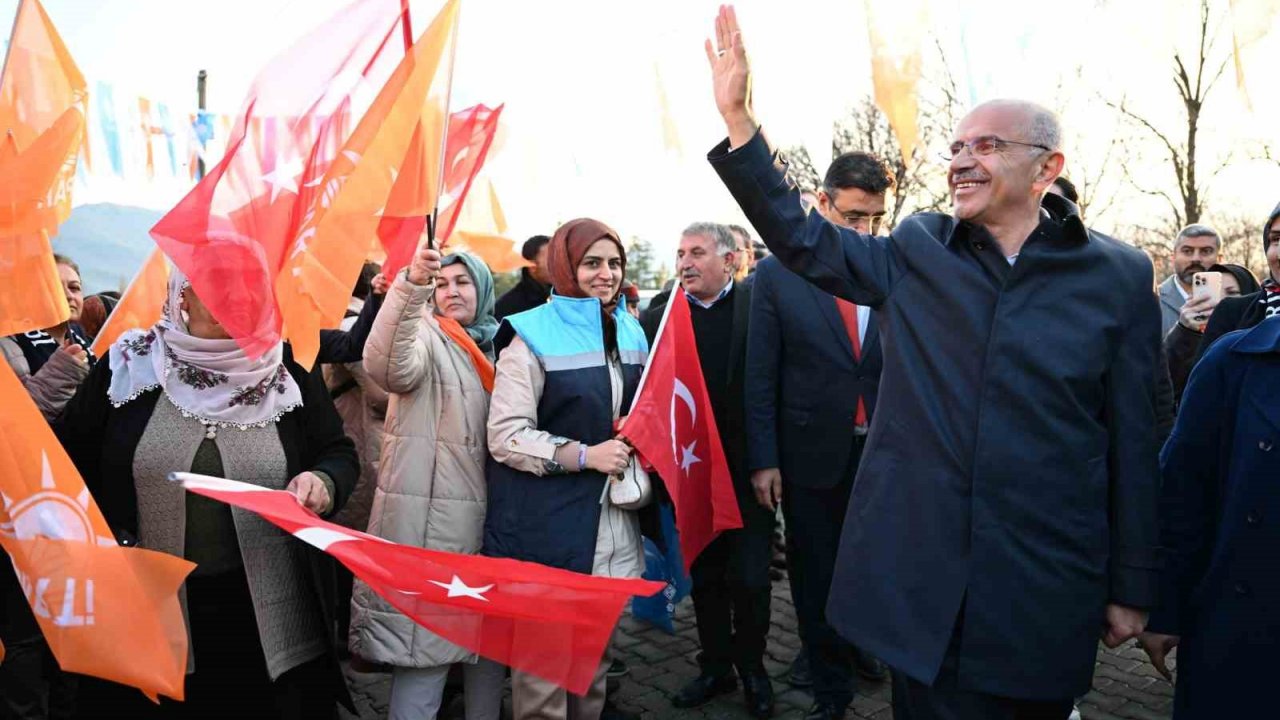 AK Parti Malatya Büyükşehir Adayı Sami Er’e Sürgü’de coşkulu karşılama