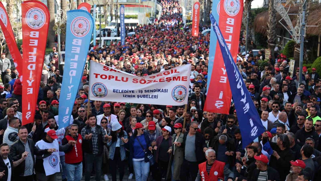 İzmir’de TİS görüşmeleri tıkandı, 6 bin işçi eyleme çıktı