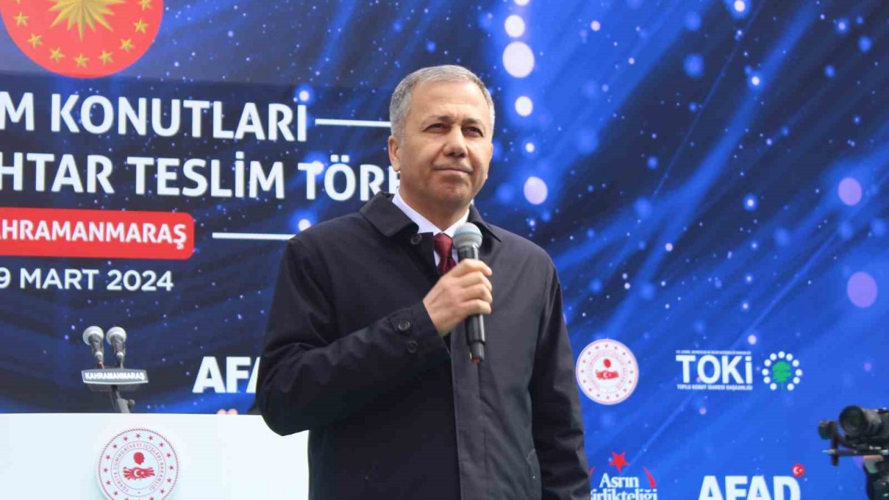 İçişleri Bakanı Yerlikaya: "2025 yılına kadar tüm konutlar teslim edilecek"