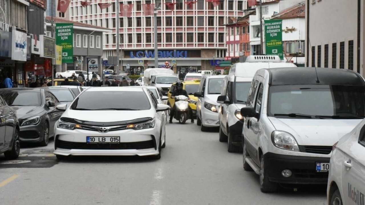 Balıkesir’de şubat ayında araç sayısı 594 bin oldu