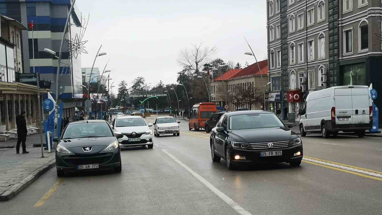 Erzurum’da araç sayısı 134 bine yaklaştı