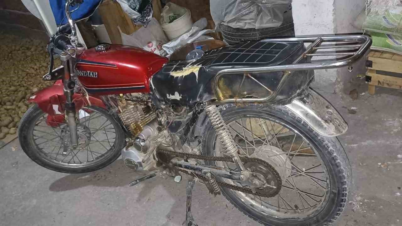 Konya’da çalınan motosiklet 2,5 yıl sonra bulundu