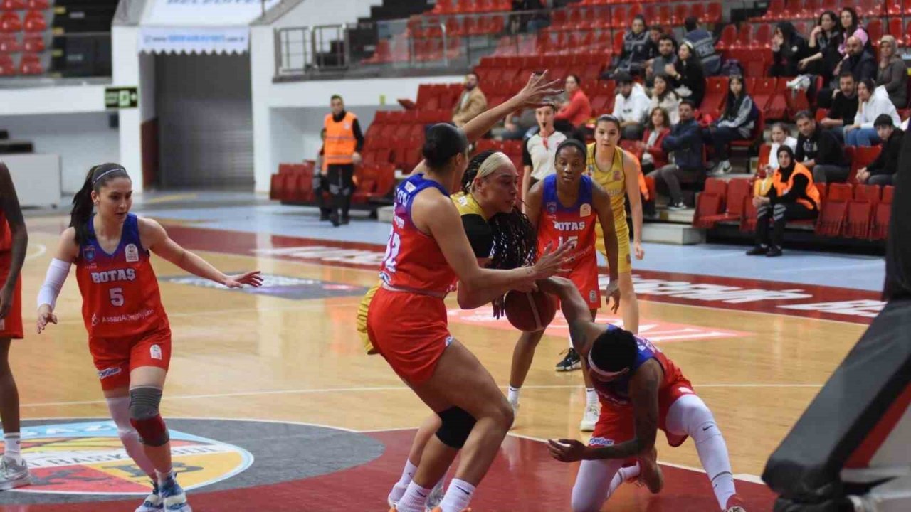 TKBL:  Melikgazi Kayseri Basketbol:75 - BOTAŞ: 80