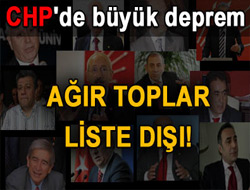 Chp'den Şok Liste