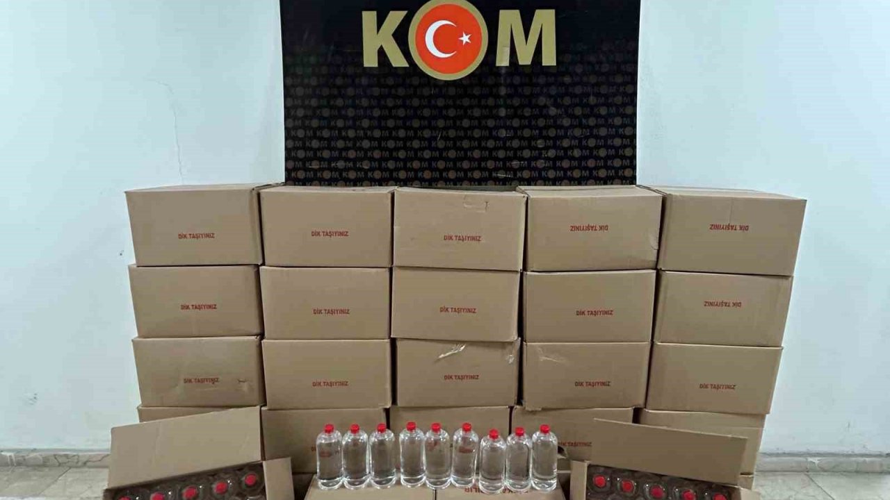 Ordu’da 600 litre etil alkol ele geçirildi