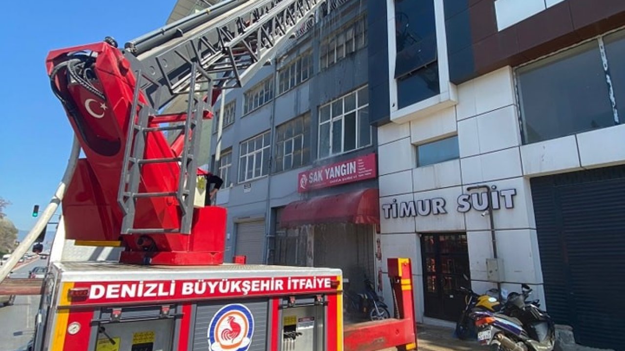 Evde çıkan yangın kısa sürede söndürüldü