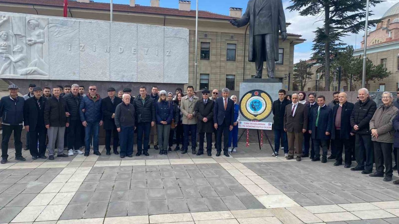 Türk Ocakları’nın 112’nci kuruluş yıldönümü için tören yapıldı