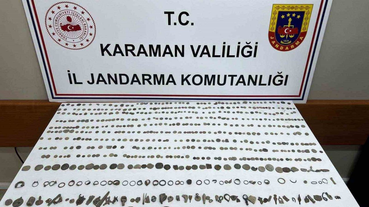 Karaman’da tarihi eser operasyonu