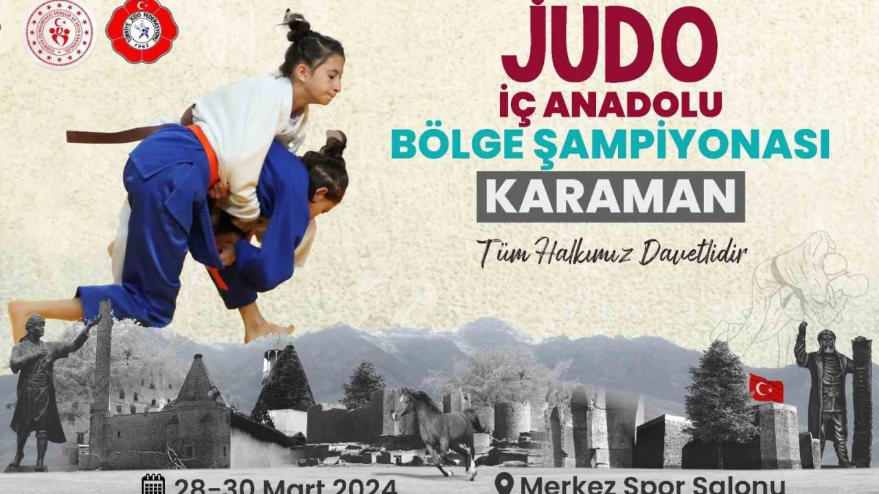 Judo İç Anadolu Bölge Şampiyonası Karaman’da yapılacak