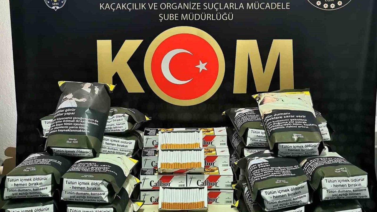 Tütün kaçakçılarına yönelik operasyon