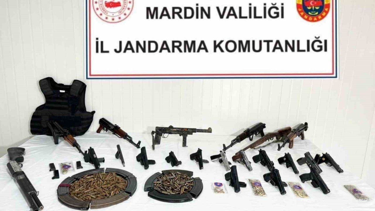 Mardin’de silah kaçakçılığı operasyonu: 8 kişi tutuklandı