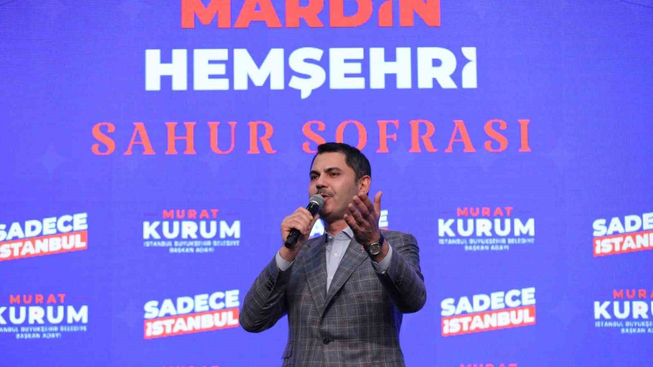 İBB Başkan Adayı Kurum: “Mardin inancın, hoşgörünün, kardeşliğin ve medeniyetlerin şehridir”