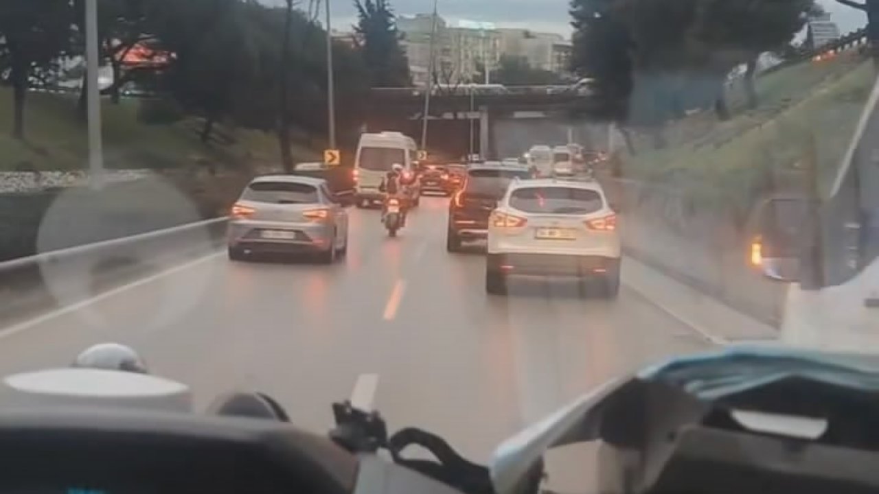 Motosiklet sürücüsü 112 ambulansı için fermuar sistemi yaptırdı