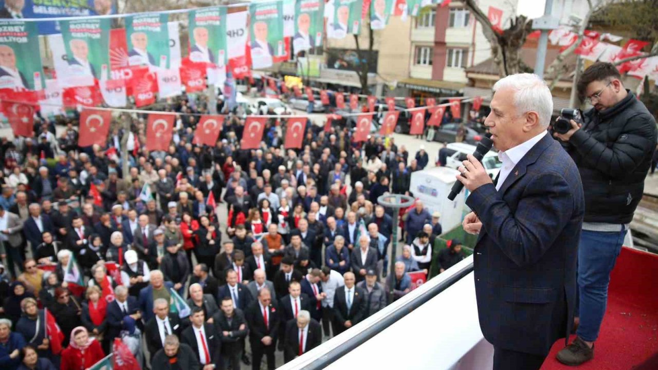 Bozbey’in Yenişehir Halk Buluşması mitinge dönüştü