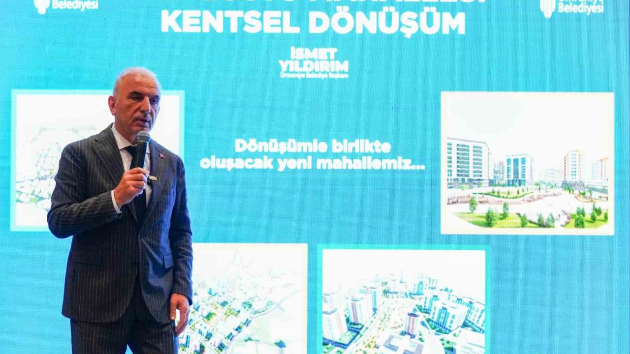 Ümraniye’de Başkan İsmet Yıldırım kentsel dönüşüm proje alanını tanıttı