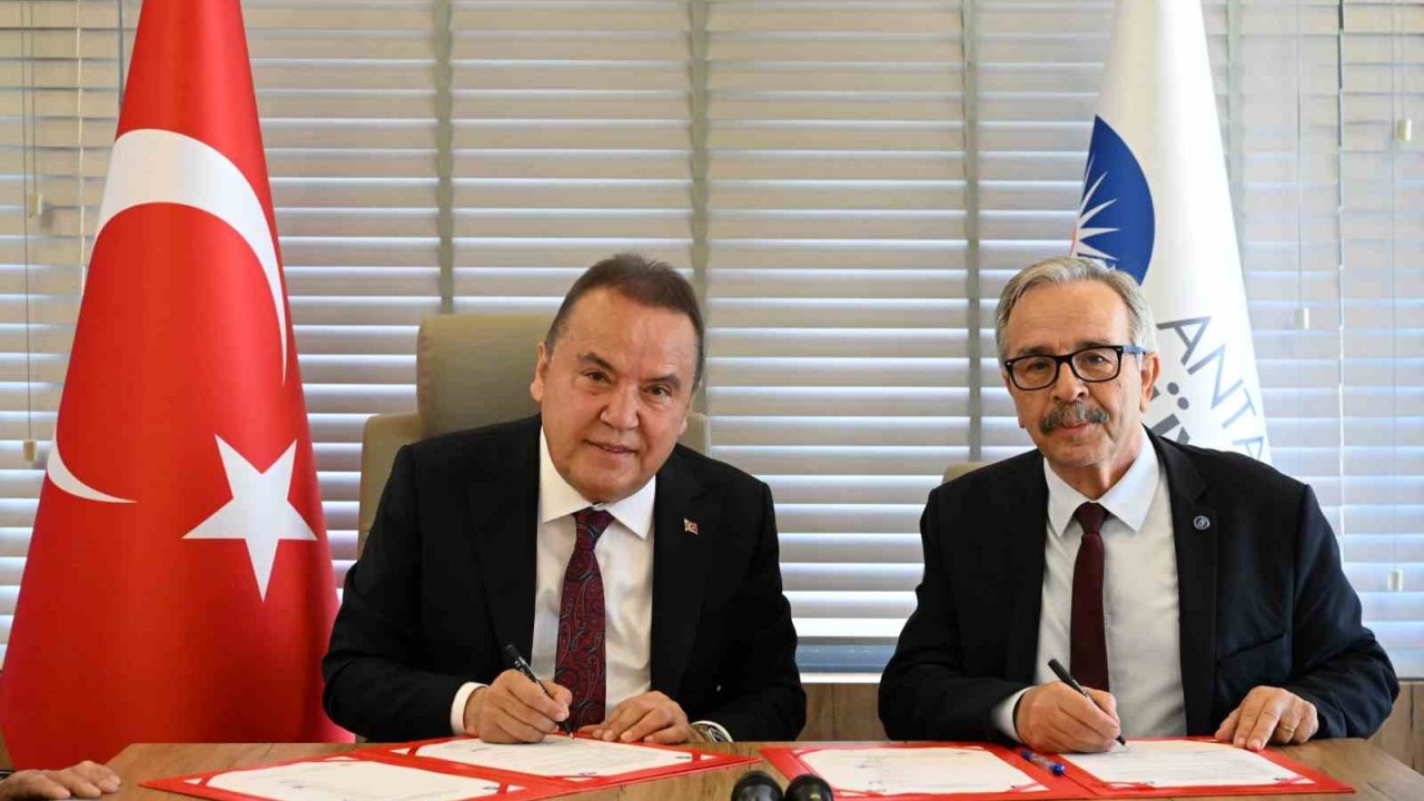 Antalya Büyükşehir Belediyesi’nden iki iş birliği protokolü