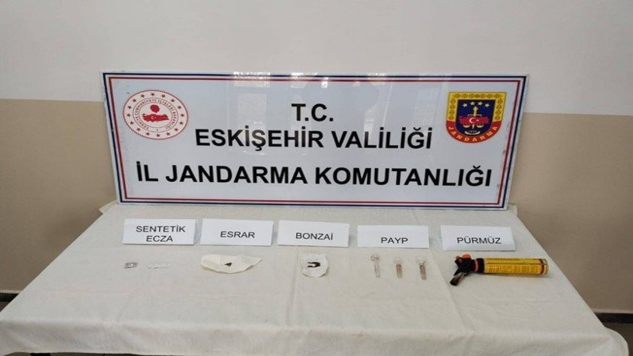 Eskişehir jandarmasının uyuşturucu ile mücadele çalışmaları