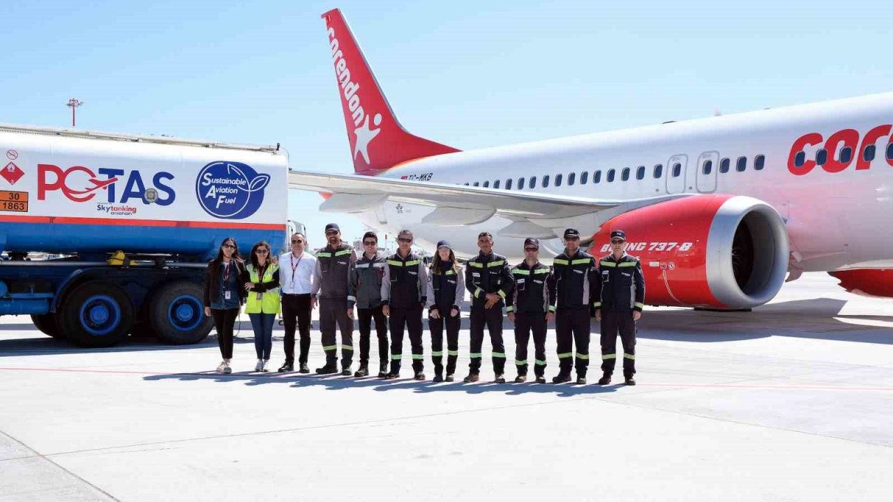 Corendon Airlines, Antalya’da SAF yakıt kullanımına başladı