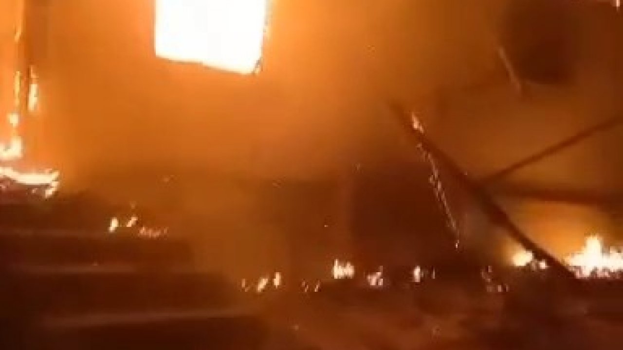 Tokat’ta ev yangını