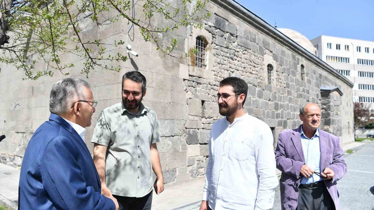 Başkan Büyükkılıç; tarihi Gülük Camii’nde incelemelerde bulundu