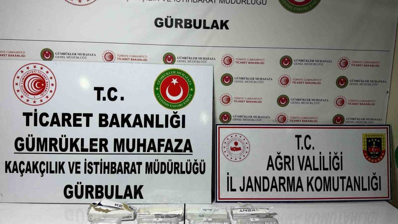 Ağrı’da uyuşturucu ve kaçak malzeme operasyonu