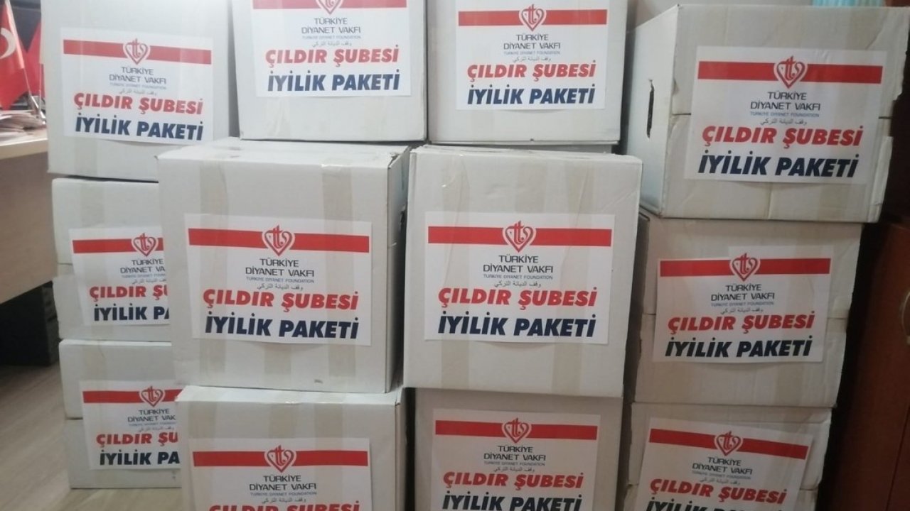 Çıldır Müftülüğü iyilik paketlerine devam ediyor