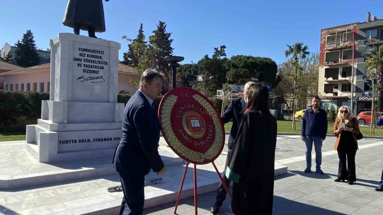 Çanakkale’de Avukatlar Günü kutlandı