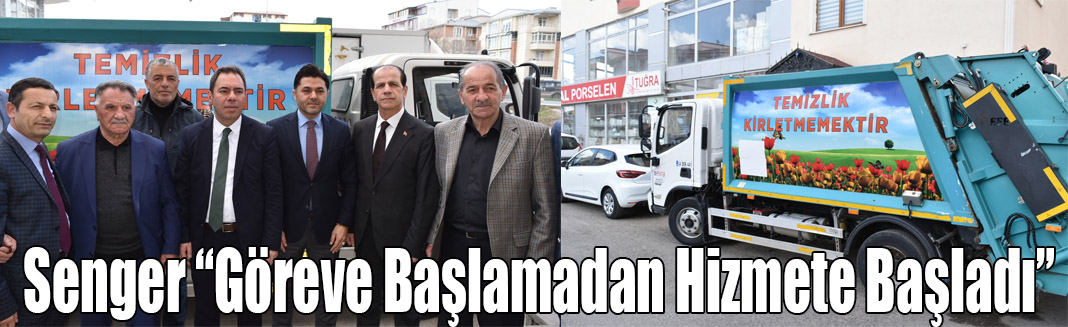 Başkan Senger Trabzon'dan çöp kamyonu getirtti!