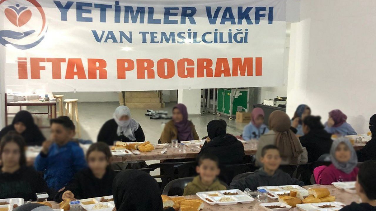 Van’daki yetim çocuklar iftar sofrasında buluştu