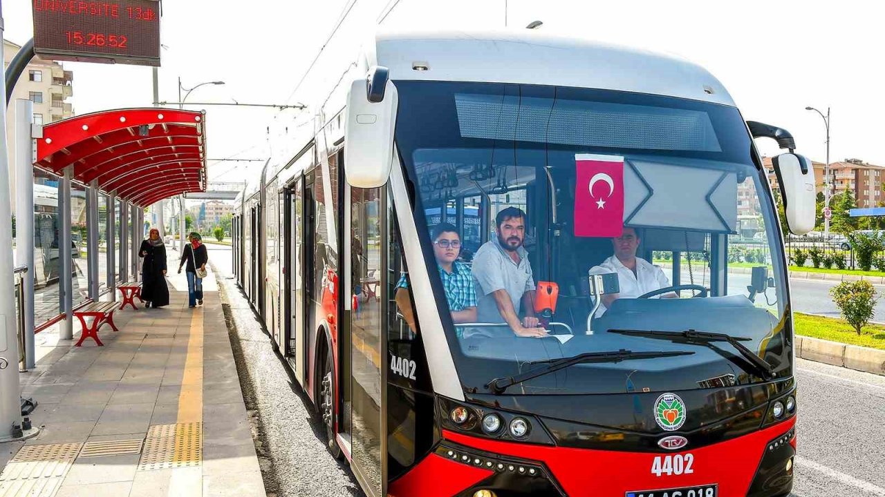 Malatya’da toplu taşıma araçları bayramın birimci günü ücretsiz