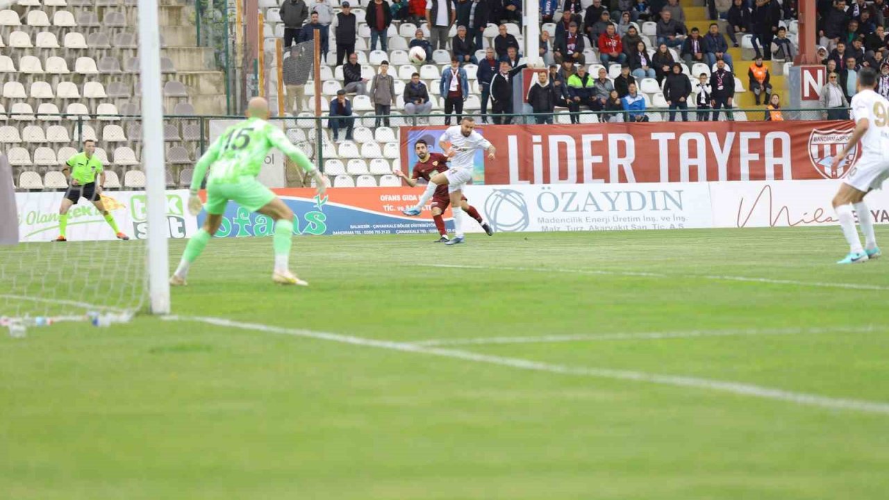 Trendyol 1. Lig: Bandırmaspor: 1 - Manisa Futbol Kulübü: 1