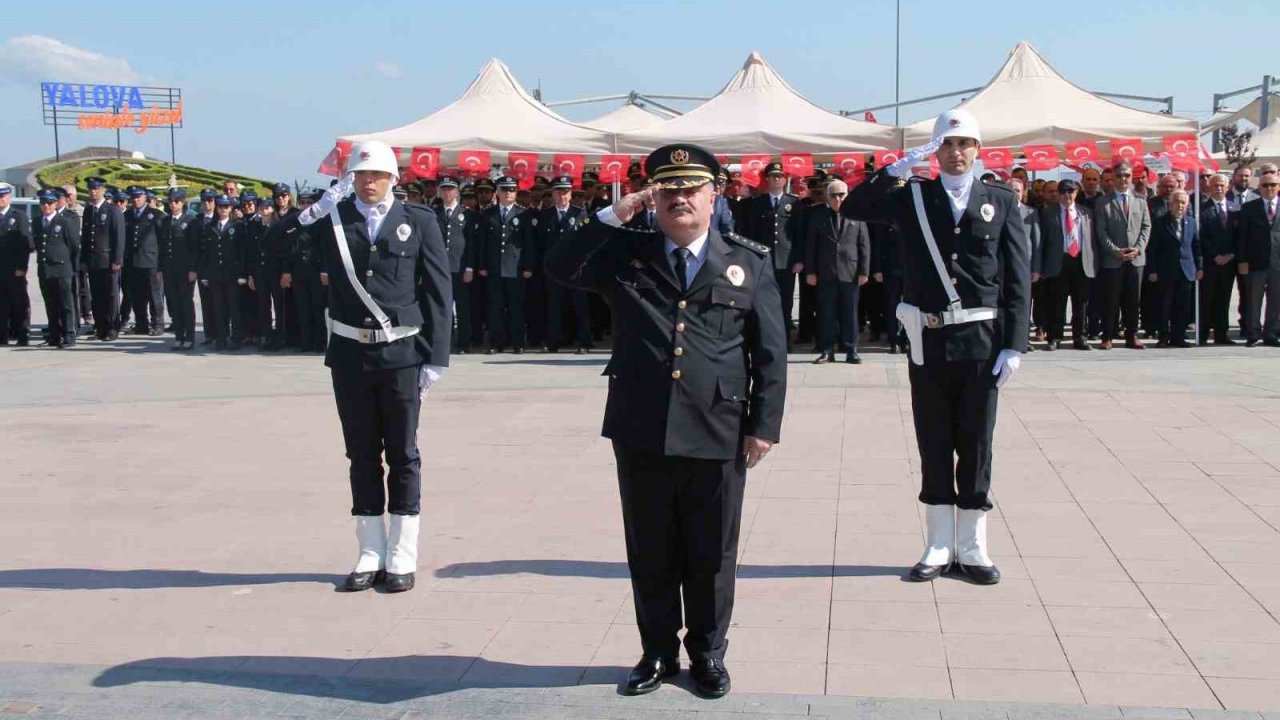 Yalova’da Türk Polis Teşkilatı’nın 179. kuruluş yıldönümü kutlanıyor