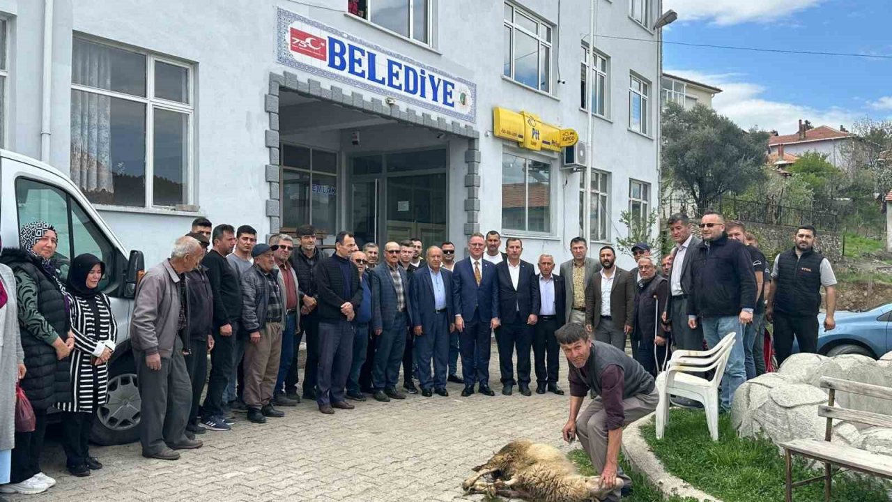 Tavşanlı’nın Balıköy beldesinde devir teslim töreni