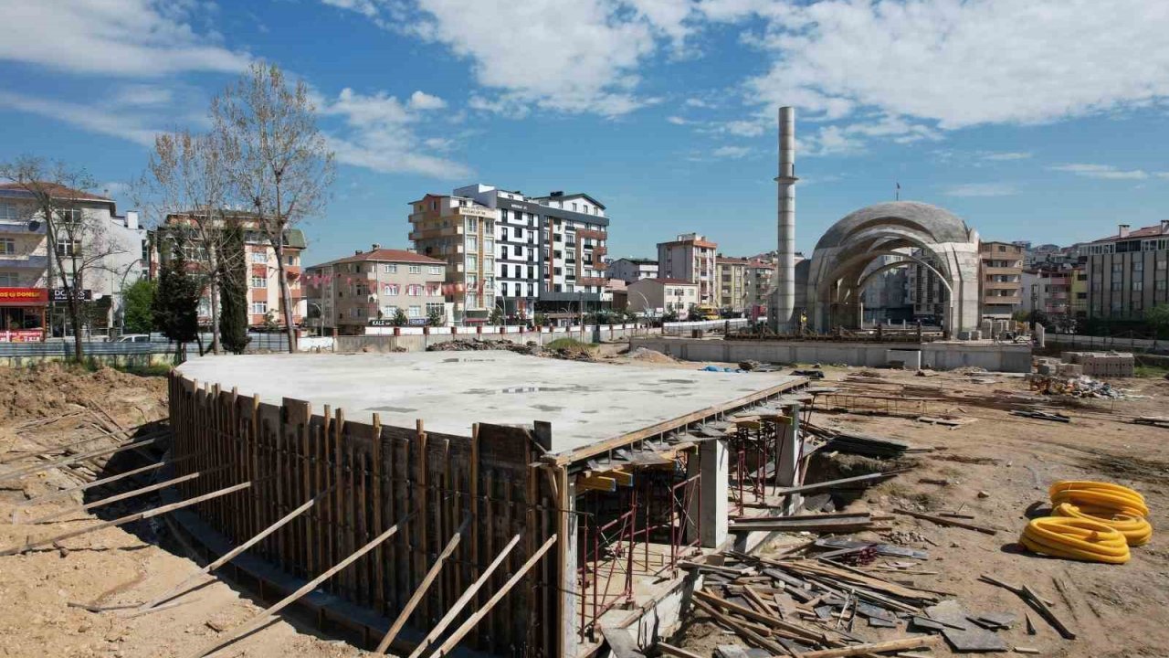 İlçenin yeni cazibe merkezi haline gelecek projede çalışmalar sürüyor