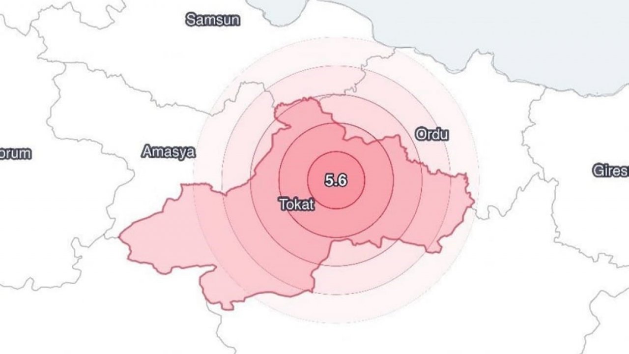 Tokat Sulusaray’daki 5,6 büyüklüğündeki deprem Amasya’da da hissedildi