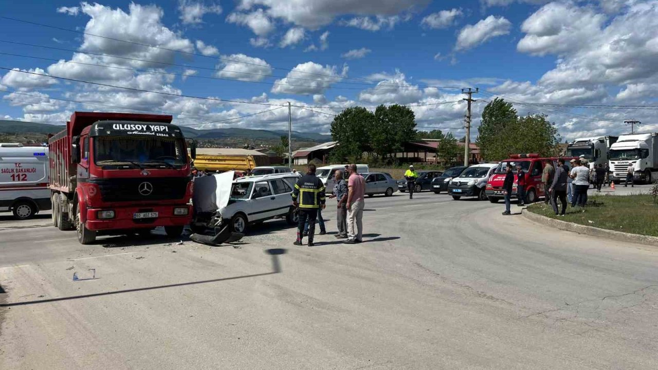 Tokat’ta trafik kazası: 4 yaralı