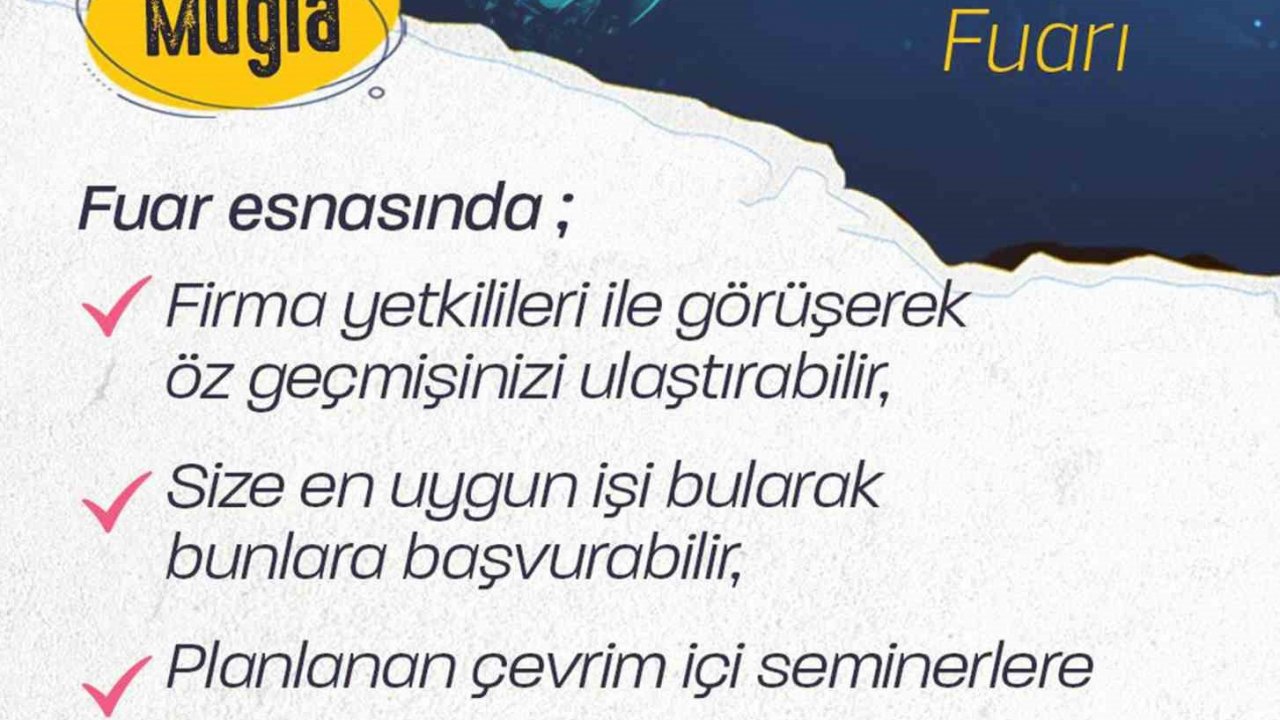 Muğla İŞKUR, Sanal İstihdam Fuarı ile işverenle iş arayan vatandaşı bir araya getiriyor