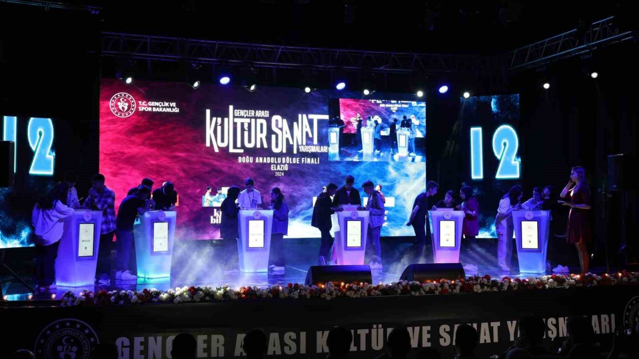 Elazığ’da ’gençler arası kültür ve sanat yarışmaları finalleri’ başladı