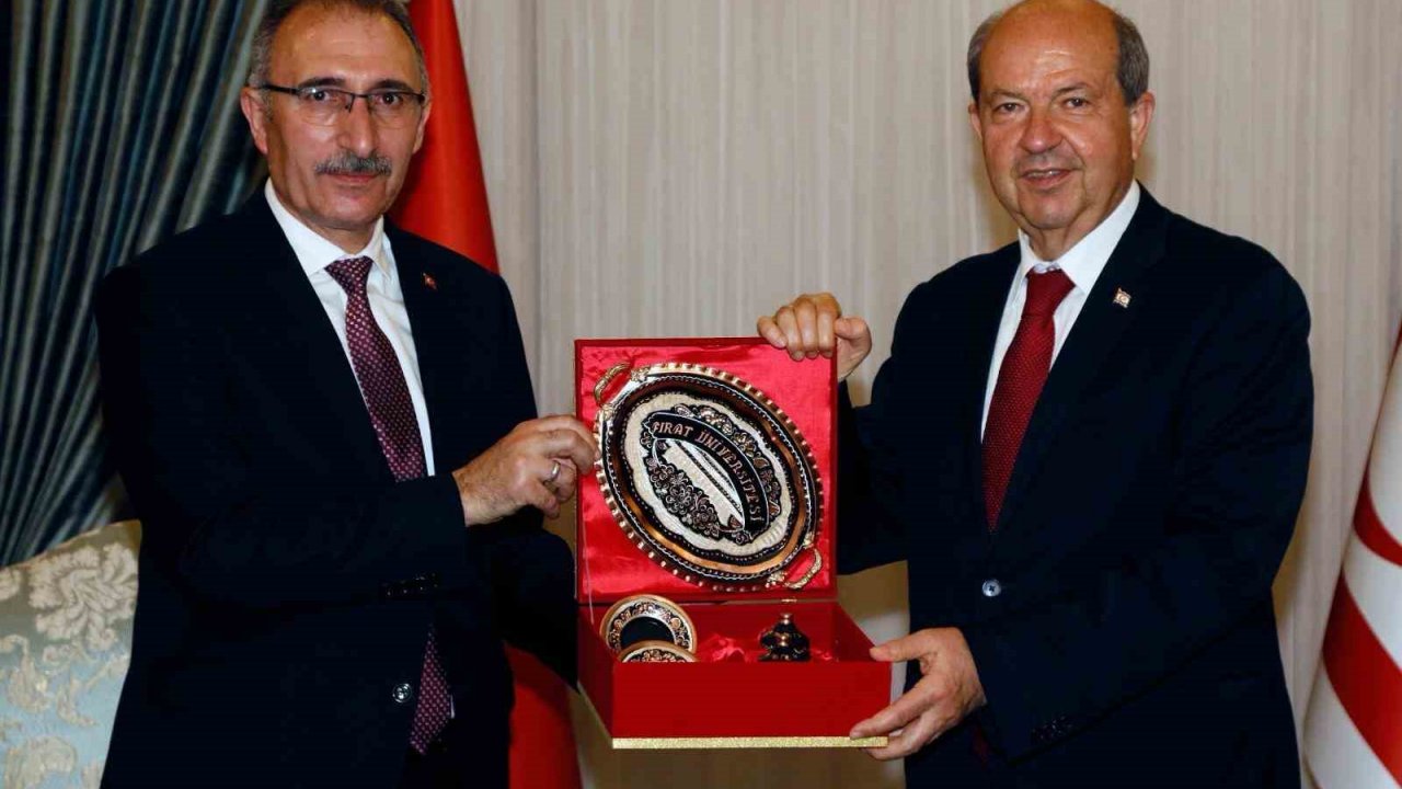 KKTC Cumhurbaşkanı Tatar, “Fırat Üniversitesi’nin başarılı bizleri mutlu ediyor”