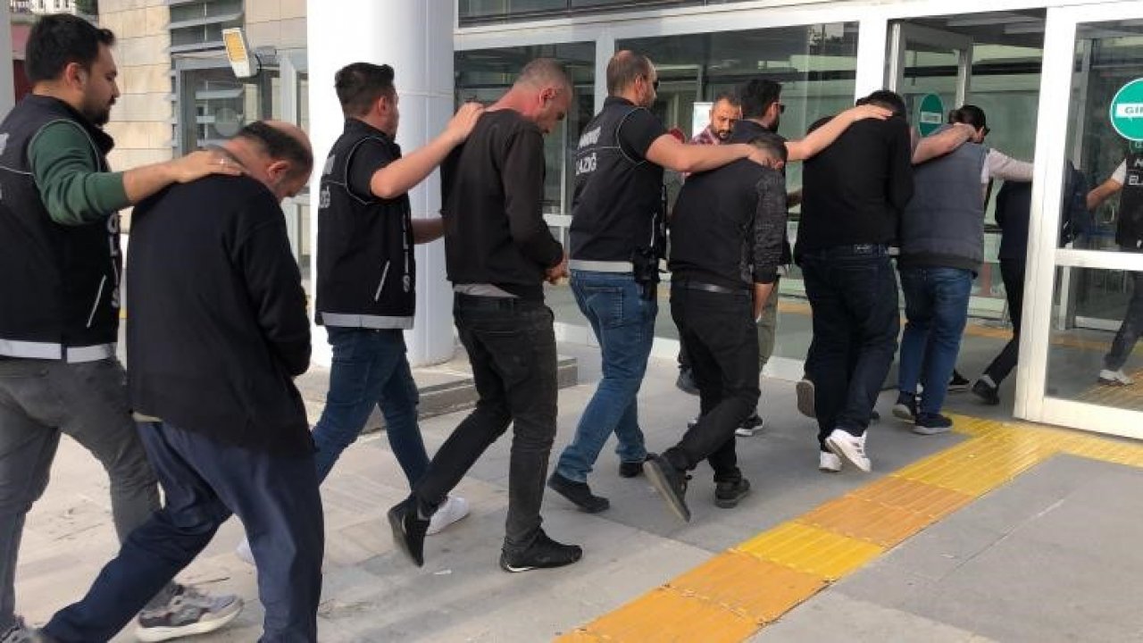 Elazığ’da 9 uyuşturucu taciri tutuklandı
