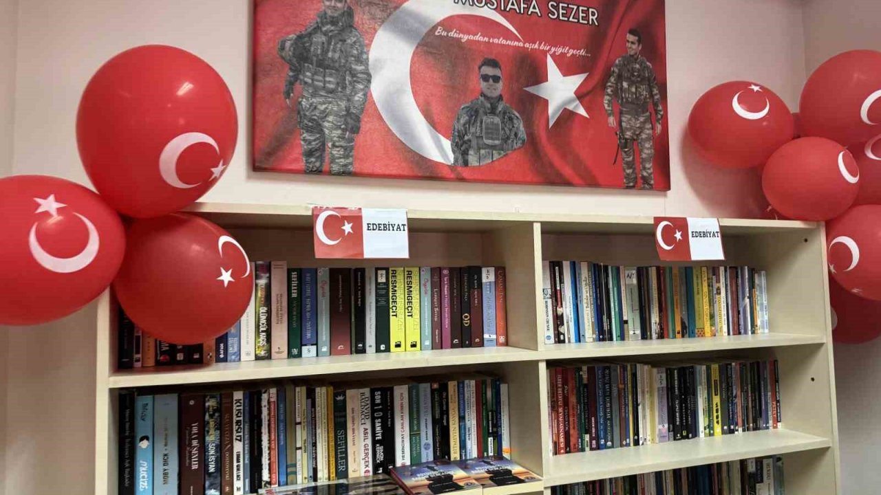Pençe Kilit Operasyonunda şehit olan Mustafa Sezer’in adı kütüphanede yaşatılacak
