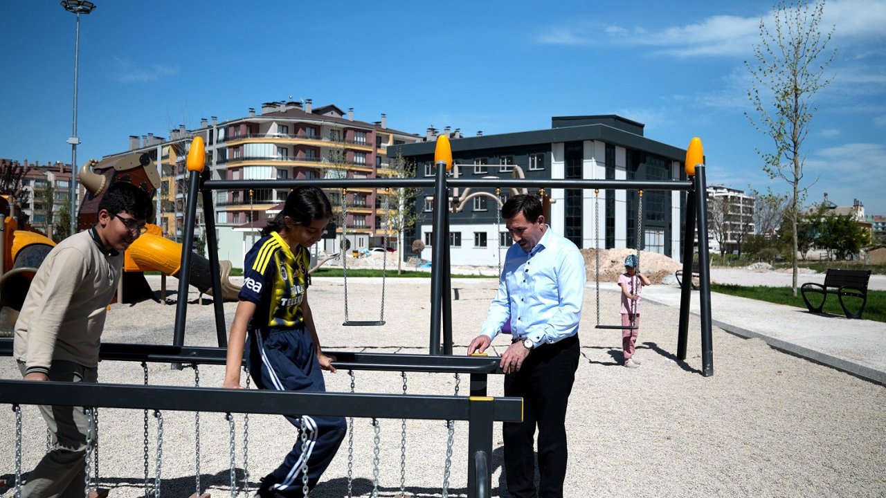 Karatay’da 50 bin metrekarelik Ahmet Çalık Parkı’nın 4. etabı tamamlandı