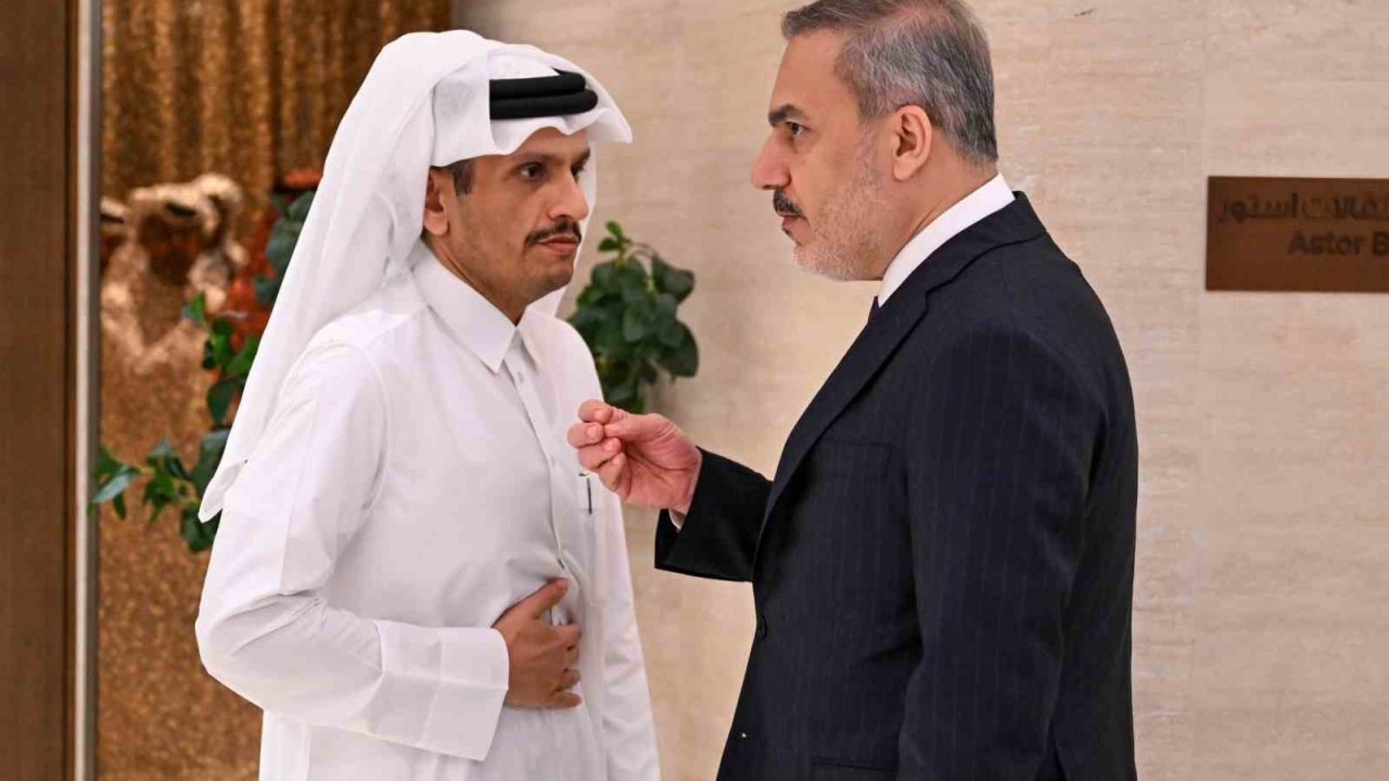 Dışişleri Bakanı Fidan, Katar Başbakanı ve Dışişleri Bakanı Al-Thani ile görüştü